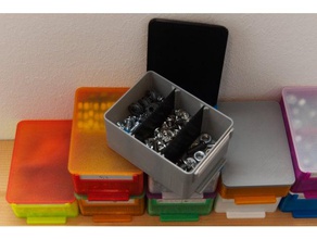 pequeñas cajas de la manija etiqueta los separadores tapa herramienta titulares caja almacenamiento cuadro herramientas 3d print model - Mito3D