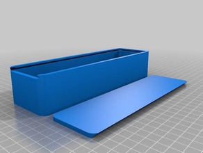 my customized parametric rounded sliding top box3 containers 3d print model - Mito3D