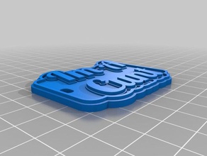 im ct anillo de claves llaveros personalizado 3d print model - Mito3D