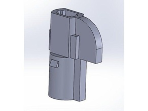 nissan x-trail t30 air conditioning knob automotive 3d print model - Mito3D