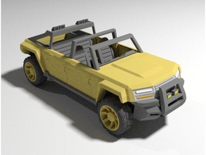 118 scale jeep vsv variable support vehicle 4 door base model vehicles 3d print model - Mito3D