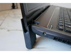 laptop stand improved air intake asus n82j computer accessories thermal 3d print model - Mito3D