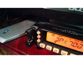 yaesu topuzu birim sql hobi amatör radyo hamradio potansiyometre ses düğmesi 3d print model - Mito3D