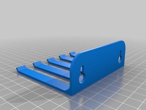 cable organizer 4 10 tool holders boxes customized 3d print model - Mito3D