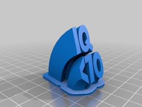 iq&lt70 bureau de personnalisé 3d print model - Mito3D
