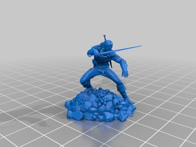 witcher geralt video giochi 3 3D print model - Mito3D