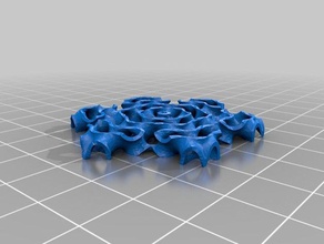 gyroid Schneeflocke andere 3d print model - Mito3D