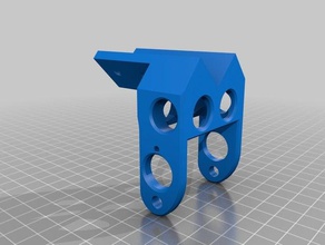 bulldog extruder 2020 mount 45 3d printer parts 3d print model - Mito3D