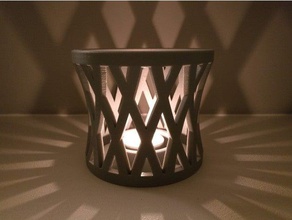 tea lights shadow lamp 3d printing 3d print model - Mito3D