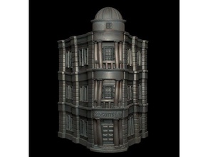 gringotts bank de harry potter los edificios estructuras goblin harrypotter magia terreno 3d print model - Mito3D