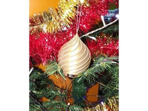 bright christmas ball boule noel lumineuse decor xmas decorations tree ornaments 3d print model - Mito3D