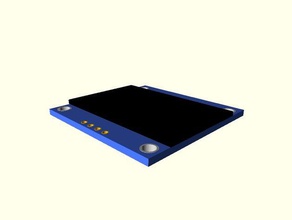 oled 13 128x64 i2c placa de vídeo eletrônica display lcd 3d print model - Mito3D