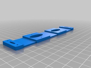 lipo plane mount halteplatte electronics diy flugzeug rc 3d print model - Mito3D