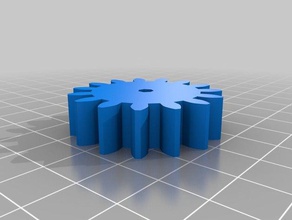 15 tooth spur gear hobby customized 3d print model - Mito3D