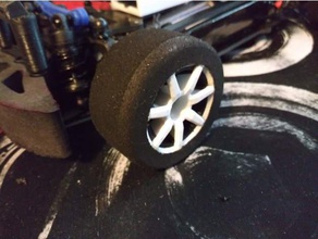 latrax rally rc18 roda de adaptadores veículos 3d print model - Mito3D