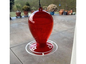 hummingbird feeder perch outdoor garden modification 3d print model - Mito3D