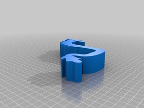 headsetholder ejderha alpha 3d yazıcı aksesuarlar kulaklık tutucu kanca bağlayın ev 3d print model - Mito3D