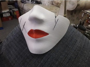 notts máscara de papel crítico traje cosplay nott corajoso 3d print model - Mito3D