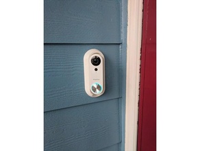 simplisafe doorbell wedge household mount 3d print model - Mito3D