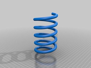springs springmaker openscad library engineering conical spring flat maker ends 3d print model - Mito3D