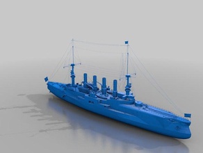 scharhor ölçekli gemi modelleri 3d print model - Mito3D
