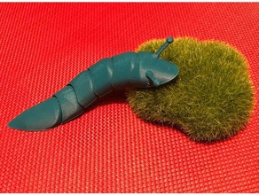 articulada slug animais 3d print model - Mito3D