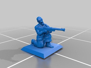 untote Piraten-1 - Spielzeug Spiel Zubehör dungeons dragons gun zombie 3d print model - Mito3D