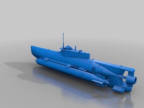 seehund u-boat modelos 3d print model - Mito3D