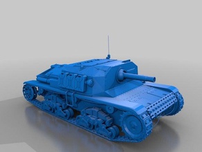 semovent tank modelleri 3d print model - Mito3D