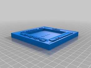 my customized coved picture frame 2 -- decor 3d print model - Mito3D