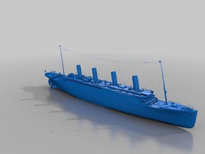titanic modelleri tekne 3d print model - Mito3D