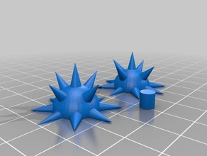 little spike ball catapult ammo toys games 3d print model - Mito3D