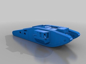 ww1 tanque modelos 3d print model - Mito3D