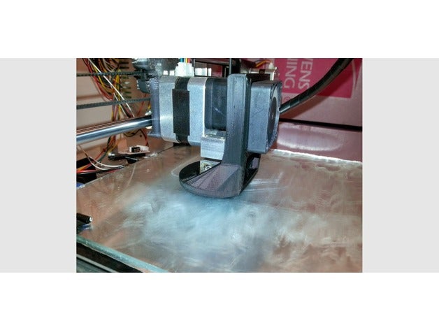 fan duct folgertech mk9 extruder 3d printer parts 3D print model - Mito3D