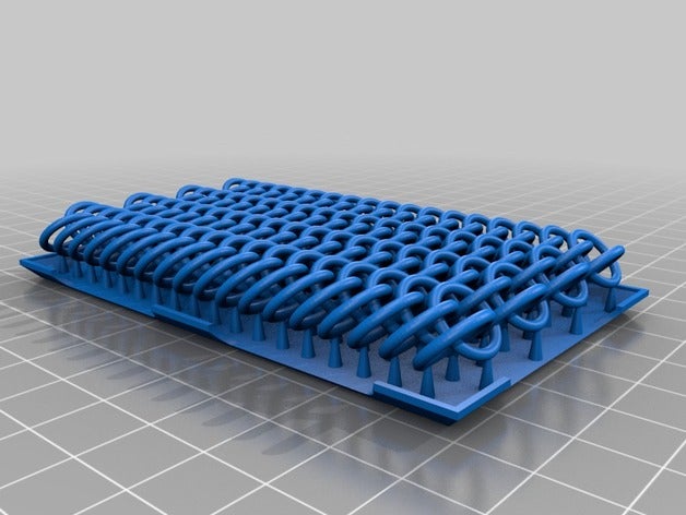 básicos de la cota malla base mecánica los juguetes cadena correo electrónico fidget juguete enlace 3D print model - Mito3D