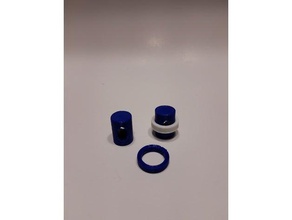 circular de calibração fidget vara 3d impressão testes círculo ender 3 giratório brinquedo impressora 3d print model - Mito3D