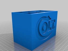 poulain logo de crayon l'organisateur organisation 3d print model - Mito3D