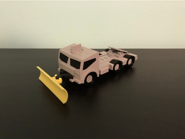 max truck modulare Spielzeug-LKW Schneepflug mission Accessoire Bau Spielzeug 3D print model - Mito3D