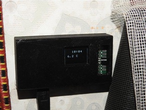 controlo electrónico de velocidade 8266 termômetro caixa ao ar livre jardim 3d print model - Mito3D