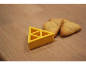 zelda triforce kurabiye kalıbı mutfak yemek nefes vahşi efsane majoras mask nintendo ocarina zaman tloz 3d print model - Mito3D