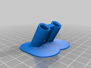 2 Bleistift-Halter Kunst tools 3d print model - Mito3D