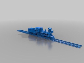 generale locomotiva a vapore modelli 3d print model - Mito3D