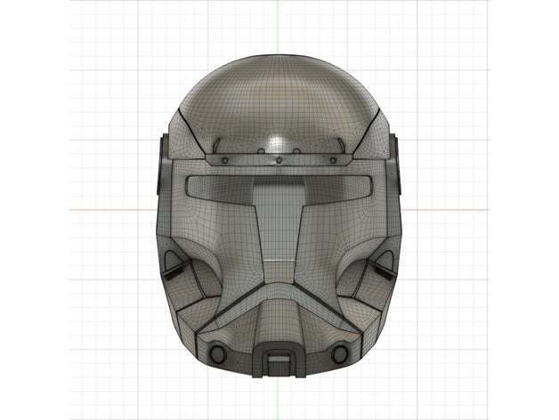 republic commando helmet props star wars 3D print model - Mito3D