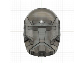 republic commando helmet props star wars 3d print model - Mito3D