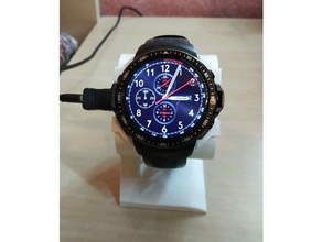 zeblaze thor pro smart watch holder mobile phone 3d print model - Mito3D