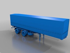 truck trailer chassis models 114 camion tamiya 3d print model - Mito3D