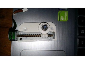 recycling cd stepper motor hobby 3dprinter dvd drive hack ikea 3d print model - Mito3D