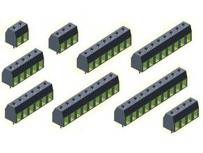 screw terminal customizable electronics terminals 3d print model - Mito3D