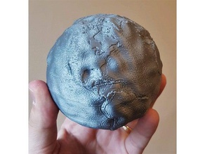 dynamic topography globe physics astronomy geology geophysics planetary science 3d print model - Mito3D