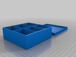 estándar de la caja tapa perforada juguete juego accesorios personalizado 3d print model - Mito3D